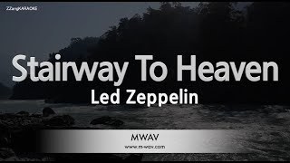 Led ZeppelinStairway To Heaven Karaoke Version [upl. by Eked676]