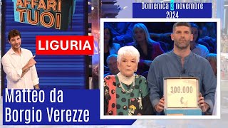 Affari tuoi di domenica 3 novembre 2024 con la Liguria I pacchi aperti in ordine [upl. by Hokanson]