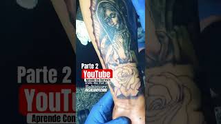 Tattoo part2 tattoo tonysview subscribe arte virgenmaria realtime [upl. by Hilar63]