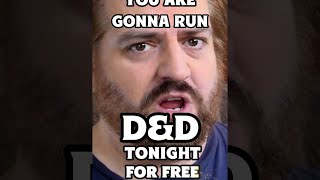 You Are Gonna Run DampD Tonight for FREE  MCDM  Running the Game dungeonsanddragons [upl. by Bork897]