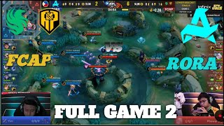 Aurora vs FCAP Game 2  Playoffs Day 4 MPL PH s14  MLBB [upl. by Lyns]