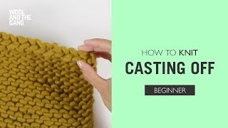 How to knit Casting Off [upl. by Kuster]