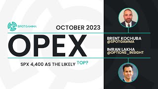 October OPEX Live with Brent and Imran  SpotGamma [upl. by Notecnirp]