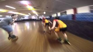 Local youth speed skaters practice at Nampas RollerDrome [upl. by Kalindi]