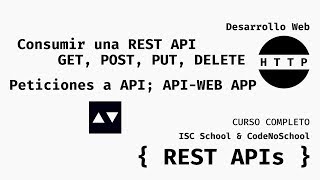 13 Como consumir una REST API  Curso de REST APIs [upl. by Marchelle]