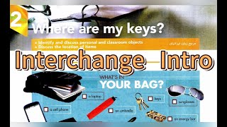 Where are my keys Interchange 5th Edition Intro Book Unit 2 [upl. by Naitsirhc]