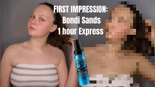 FIRST IMPRESSIONS BONDI SANDS AERO 1 HOUR EXPRESS TAN [upl. by Ondrea]