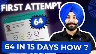 PTE exam review 64 Scores in 15 days how to get 7 each 65 scores best tips  Gurwinder Sir [upl. by Meehyr]