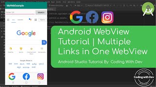 Android WebView Tutorial  Multiple Links in One WebView  webview android studio  Android Studio [upl. by Atilrac757]