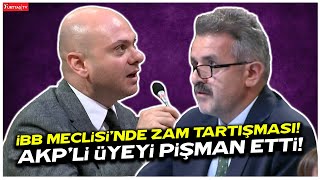 İBB Meclisinde zam tartışması CHPli Gencay Özcan AKPli üyeyi pişman etti [upl. by Dillon786]