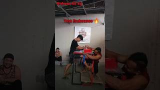 Test Endurance 🔥‼️ 1 vs 3 never Give up shorts viralvideo power armwrestling nevergiveup [upl. by Saberio]