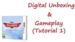 Disney Planes Nintendo 3DS Digital Unboxing amp Gameplay Tutorial 1 [upl. by Bond485]