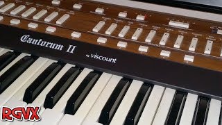 Rare Viscount Cantorum 2  II  Portable Organ Review [upl. by Baiss]