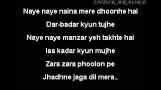 main Pareshaan karaoke  ishaqzaade [upl. by Irtimid]