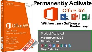 Permanently Activate Microsoft Office 365 For Free Without Any Software [upl. by Nospmoht]