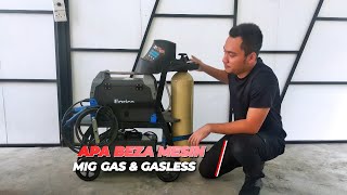 APA BEZA MESIN MIG GAS DAN GASLESS [upl. by Ninehc67]