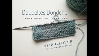 quotSlipulloverquot Bündchen verbinden und abketten [upl. by Jannery20]