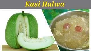 Kasi Halwa  White Pumpkin Halwa  Poosanikai Halwa [upl. by Nasho]