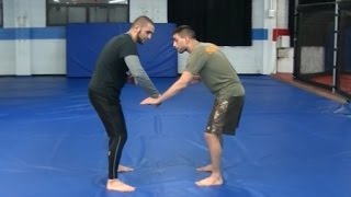 Simple and effective takedown for BJJ Fighters  Coach Firas Zahabi [upl. by Eddi]