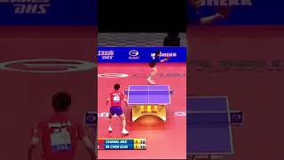 Zhang Jike World Championship Best Point 🤩🤩 shorts zhangjike tabletennis bestplayer keşfet [upl. by Enitsenre]