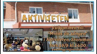 Minns du sången Aktiviteten Storuman 199 2024 [upl. by Atiral]