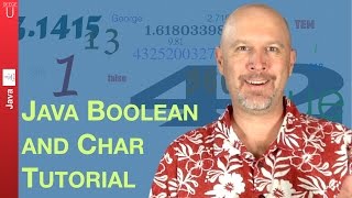 Java boolean and char tutorial  011 [upl. by Haberman]