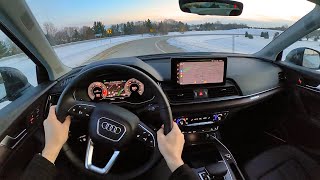 2021 Audi Q5 Premium Plus 45  POV First Impressions [upl. by Einot]