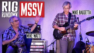 mssv Rig Rundown Guitar Gear Tour with Mike Watt amp Mike Baggetta [upl. by Nelyahs]