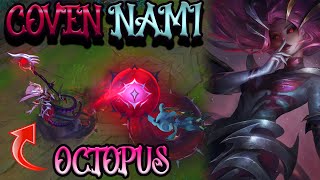 🐙😈 COVEN NAMI SUMMONS THE LEVIATHAN amp STEALS THE LEGENDARY SKIN  New Nami Skin  Erick Dota PBE [upl. by Drews]