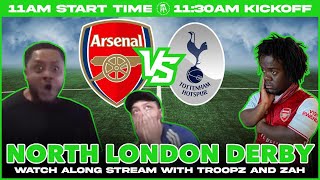 SPURS 20 ARSENAL  NORTH LONDON DERBY WATCHALONG FT TROOPZ amp ZAH [upl. by Aleusnoc22]