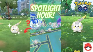 Did We Get✨SHINY TOGEDEMARU✨  Pokémon Go Togedemaru Spotlight Hour [upl. by Sacrod314]