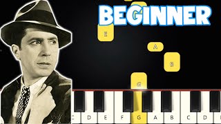 Por Una Cabeza  Carlos Gardel  Beginner Piano Tutorial  Easy Piano [upl. by Jezabella616]