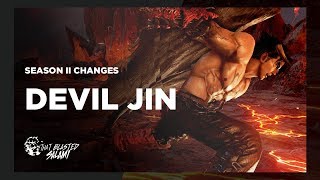 Tekken 7  Devil Jin Season 2 Changes [upl. by Yenoh]