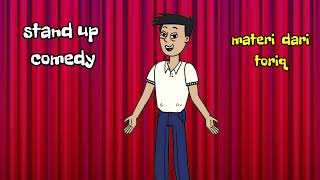 kocak 🤣animasi stand up comedy 2 1million [upl. by Lyris]