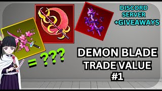 Demon Blade Trade Value 1  DEMON BLADE roblox [upl. by Barnes]