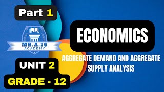 ECONOMICS GRADE 12 UNIT 2 PART 1 211 CONCEPT OF AGGREGATE DEMAND [upl. by Indyc]