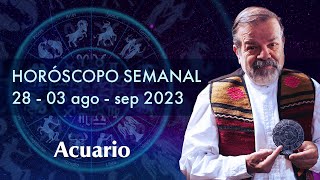 ♒ acuario  28 de Agosto al 3 de Septiembre  horoscopo  Mauricio Puerta CodigosTV [upl. by Ogawa]