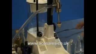 ACO V1 Enolmatic vacuum filling machine for miniatures [upl. by Drye]