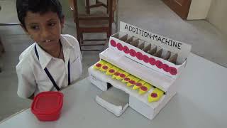 Working Model  Addition Machine  Maths Project [upl. by Lehcem]