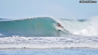 COSTA RICA 193 Surfing amp living in Nosara Playa Guiones Surf Trip Ruta PANAMERICANA [upl. by Amalberga]