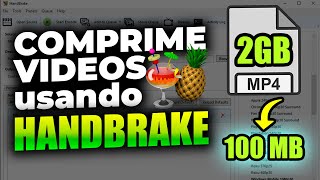 ☑️ Como COMPRIMIR Correctamente tus VIDEOS SIN PERDER CALIDAD  Cómo usar HandBrake  Guía 2024 [upl. by Carson]