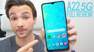 Samsung Galaxy A22 5G Full Review  Watch Before You Buy [upl. by Hairim]