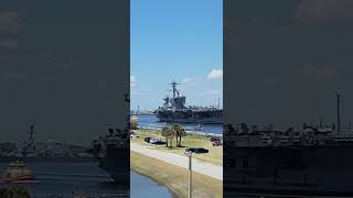 Huge Navy Ship navy battleship largest biggest [upl. by Atelra]