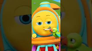 Munna Bimar Hai Preschool Poem छोटे मुन्ने को आया बुखार shorts hindianimation huffytrain viral [upl. by Elexa687]