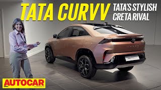 Tata Curvv design highlights  SUV coupe is coming soon  Autocar India [upl. by Henka]