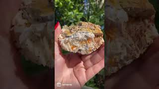 Vanadinite Barite  Wulfenite amp Cerussite Morocco crystalsofinstagram crystals vanadinite [upl. by Zorine833]