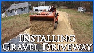 Installing a Gravel Driveway [upl. by Samala]