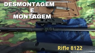 Desmontagem e montagem 1° e 2° escalão do Rifle 8122 [upl. by Oruasi]