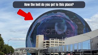 How do you actually get to the Sphere from the Venetian in Las Vegas Heres how [upl. by Furnary]