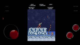 Contra Arcade Gameplay Walkthrough Mame4Droid Speedrun with a Cheat [upl. by Anidan]